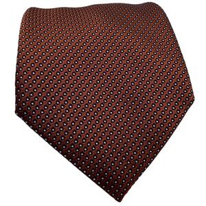 Stefano Ricci Luxury Collection Silk Tie Geometric Crystal Accent Designer Italy